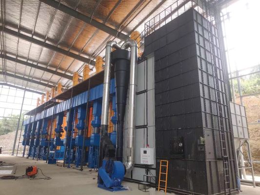 150TPD Raw Paddy Grain Wheat Dryer Machine 2 Million Kcal Husk Furnace