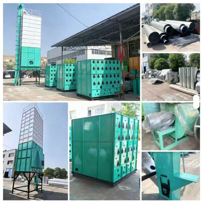 Good price ISO 400 TPD Paddy Dryer Machine With Large Spiral Feeder online