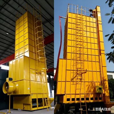 Good price 10-15 Tons Batch Type Grain Dryer Machine Designed For Indonesia Market online