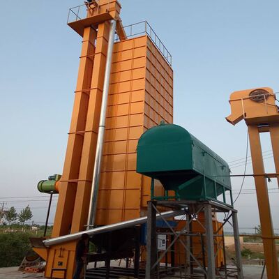 Good price Batch Type Wheat Dryer Machine 24 Tons Capacity Double Centrifugal Fan online