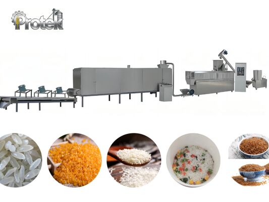 Good price 300 kg/h Capacity Artificial Rice Production Line with Food Grade Stainless Steel and Automatic Temperature Control online
